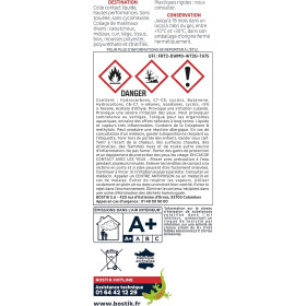 Colle contact - Liquide - Néoprène - Durcisseur incorporé - Prise immédiate - Bostik 1400 - 1L