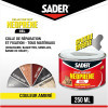 Colle contact - Gel - Néoprène - Prise immédiate - Puissant - Tous matériaux - Sader