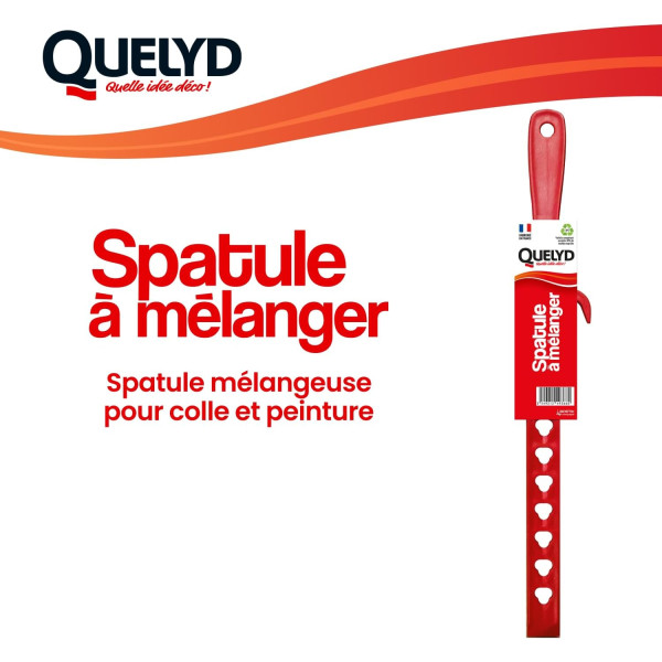 Spatule pour mélanger colle et peinture - Anti grumeaux - Plastique - Quelyd