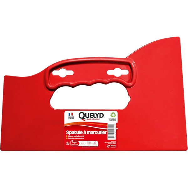 photo-Spatule à maroufler - Pour tapisserie, toile de verre - Semi-rigide - Plastique - Quelyd