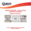 Spatule à maroufler - Pour tapisserie, toile de verre - Semi-rigide - Plastique - Quelyd