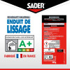 Enduit de lissage - Avant peinture ou tapisserie - Rebouchage - Blanc - Sader