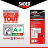 Enduit de rebouchage - Trous et fissures - Mural - Séchage rapide - Sader