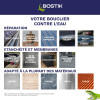 Mastic - Etanchéité - Marron tuile - Réparation fuites, fissures, infiltrations - Bostik Waterstop