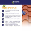 Mastic - Etanchéité - Marron tuile - Réparation fuites, fissures, infiltrations - Bostik Waterstop