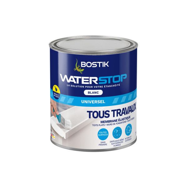 photo-Mastic - Etanchéité - Blanc - Réparation fuites, fissures, infiltrations - Bostik Waterstop