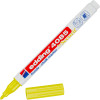 photo-Marqueur - Craie liquide - Jaune fluo - Pointe ronde fine - Pour tableau noir, déco, verre - Edding 4085