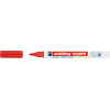 Marqueur - Craie liquide - Rouge - Pointe ronde fine - Pour tableau noir, déco, verre - Edding 4085