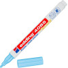 photo-Marqueur - Craie liquide - Bleu pastel - Pointe ronde fine - Pour tableau noir, déco, verre - Edding 4085