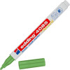 photo-Marqueur - Craie liquide - Vert métallisé - Pointe ronde fine - Pour tableau noir, déco, verre - Edding 4085