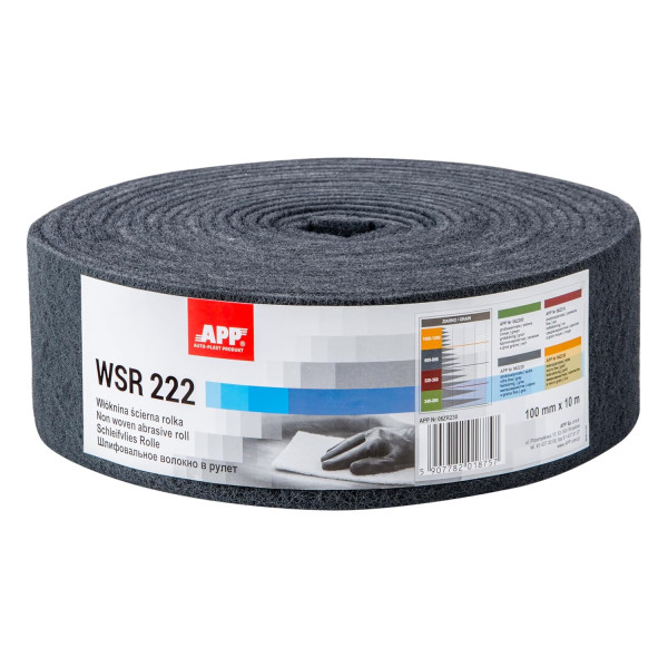 photo-Papier abrasif - Non tissé - Pour ponceuse bois, métal, inox, acier - Grain 600-800 - APP WSR222