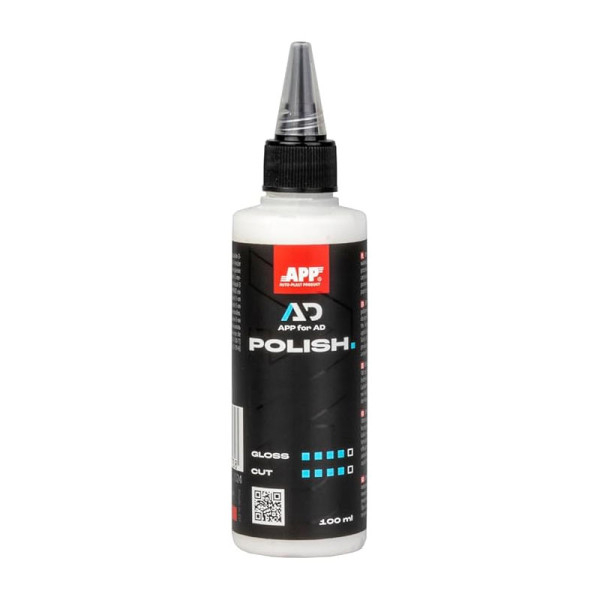 photo-Polish - Pâte à polir - Grain moyen - Carrosserie - Efface rayures - Sans silicone - APP AD Polish