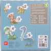 Puzzle - Educatif - Dès 2 ans - 5 modèles - Dinosaures - 1/2/3/4/5 pièces - Apli Kids