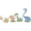 Puzzle - Educatif - Dès 2 ans - 5 modèles - Dinosaures - 1/2/3/4/5 pièces - Apli Kids