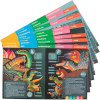 Jeu éducatif - Magnets - Dinosaures - 44 aimants + scène + fiches explicatives - Dès 5 ans - Apli Kids
