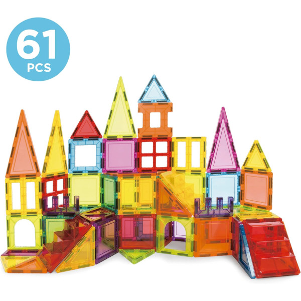 Jeu de construction - Magnetics - Enfant - Dès 5 ans - 61 pièces - Educa