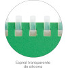 Bloc notes - A7 - 75x105mm - 80 pages blanches - Spirales - Vert/Violet - Miquelrius