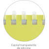 Bloc notes - A7 - 75x105mm - 80 pages blanches - Spirales - Jaune/Bleu - Miquelrius