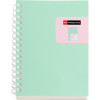 photo-Carnet - A6 - 106x145mm - 80 pages lignées - Spirales - Turquoise/Rose - Miquelrius