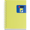photo-Carnet - A6 - 106x145mm - 80 pages blanches - Spirales - Jaune/Bleu - Miquelrius