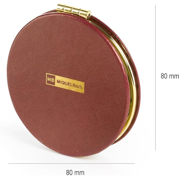 Miroir de poche - Rond - 8cm diamètre - Compact - Idéal trousse, sac à main