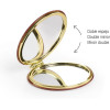 Miroir de poche - Rond - 8cm diamètre - Compact - Idéal trousse, sac à main