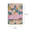 Carnet - A5 - 14,5x21cm - 80 pages pointillées - Boho fleurs - Miquelrius