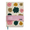 photo-Carnet - A5 - 14,5x21cm - 160 pages lignées - Couverture tissu brodé - Miquelrius