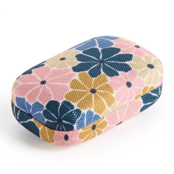 photo-Boite - Etui - 8x5x2cm - Motif floral - Pratique - Intérieur en velours - Miquelrius
