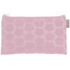 photo-Trousse - Tissus - Fleurs brodées - Rose - Idéal pour l'école, accessoires - 21x12x1cm - Miquelrius