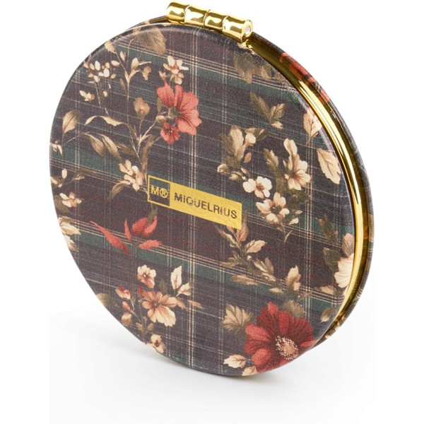 photo-Miroir de poche - Rond - 8cm diamètre - Compact - Idéal trousse, sac à main