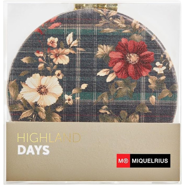 Miroir de poche - Rond - 8cm diamètre - Compact - Idéal trousse, sac à main