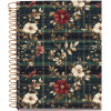 photo-Carnet - A6 - 10,5x14,8cm - Spirale - 100 pages lignées - Tartan fleuri - Miquelrius