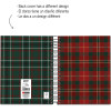 Carnet - A6 - 10,5x14,8cm - Spirale - 100 pages blanches - Tartan rouge - Miquelrius
