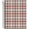 photo-Carnet - A6 - 10,5x14,8cm - Spirale - 100 pages pointillées - Tartan beige - Miquelrius