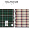Carnet - A6 - 10,5x14,8cm - Spirale - 100 pages pointillées - Tartan beige - Miquelrius