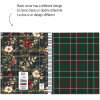 Carnet - A6 - 10,5x14,8cm - Spirale - 100 pages blanches - Tartan vert - Miquelrius