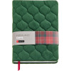photo-Carnet - A5 - 14x20cm - 80 pages pointillées - Velours matelassé vert - Miquelrius