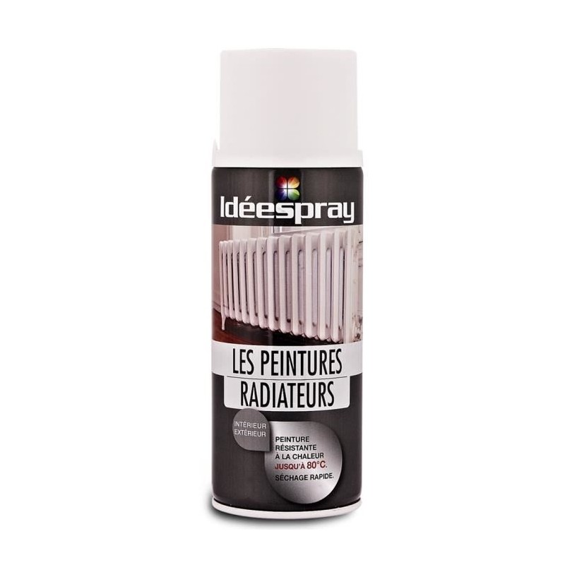 Bombe de peinture radiateur - blanc mat - Sinto pas cher