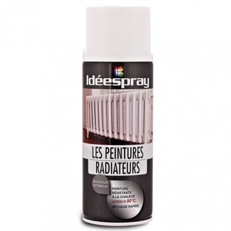 Bombe de peinture radiateur - blanc mat - Sinto pas cher