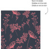 Carnet - A5 - Spirale - 100 feuilles - Petits carreaux - Couverture florale néon - Miquelrius