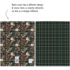 Cahier - A4 - Spirale - 100 feuilles - Petits carreaux - Couverture tartan - Miquelrius