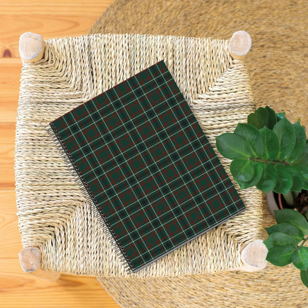 Cahier - A4 - Spirale - 100 feuilles - Petits carreaux - Couverture tartan - Miquelrius