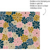 Cahier - A4 - Spirale - 100 feuilles - Petits carreaux - Couverture florale - Miquelrius