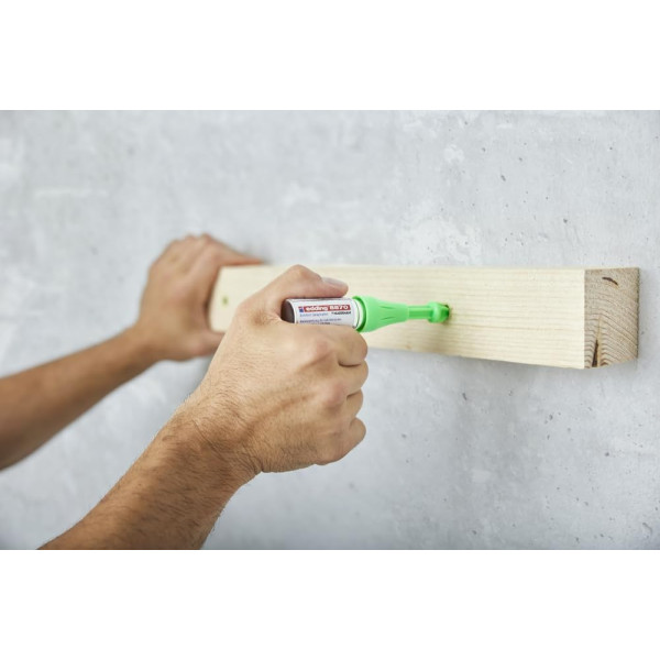 Marqueur - Vert fluo - Marquage zone inaccessible - Peinture craie - Tous supports - Edding 8870