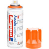 Bombe de peinture - Orange fluo - Acrylique - Permanent - Mat - Edding 5200