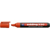 photo-Marqueur - Rouge - Indélébile - Permanent - Pointe biseautée 1-5mm - Edding 330