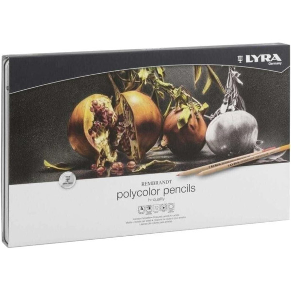 photo-Crayons de couleurs - 72 teintes - Haute qualité - Beaux-arts - Rembrandt - Lyra