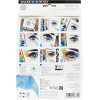 Coffret aquarelle - Thème les yeux - 9 tubes + 3 pinceaux + modèles - Daler Rowney