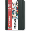 photo-Carnet - Dessin - Manga - 14x21,6cm - 80 pages - 200g - Papier lisse - Blanc - Canson Graduate